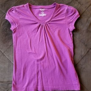 Old Navy Girls(8) purple short sleeve shirt